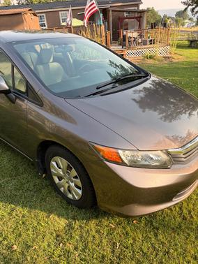 Gold 2012 Honda Civic LX