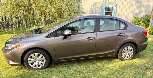 Gold 2012 Honda Civic LX