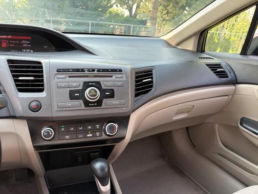 Gold 2012 Honda Civic LX