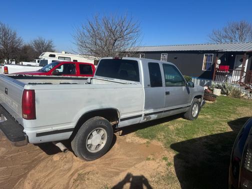Silver 1996 Chevrolet 1500 Extended Cab
