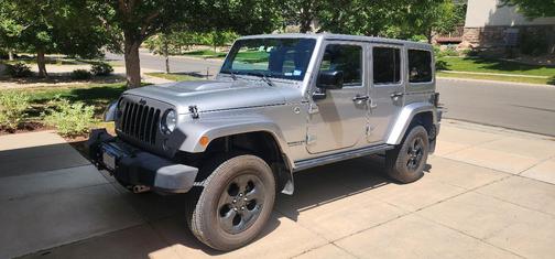 Silver 2015 Jeep Wrangler Unlimited Altitude