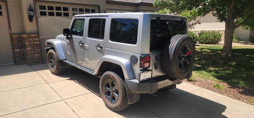 Silver 2015 Jeep Wrangler Unlimited Altitude