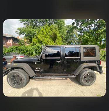 Black 2008 Jeep Wrangler Unlimited X
