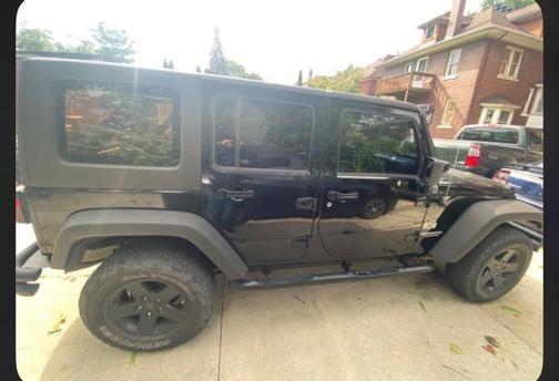 Black 2008 Jeep Wrangler Unlimited X