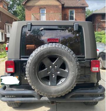 Black 2008 Jeep Wrangler Unlimited X