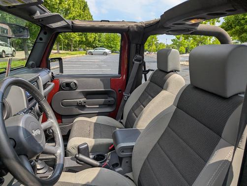 Red 2007 Jeep Wrangler X