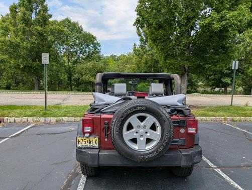 Red 2007 Jeep Wrangler X