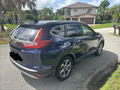 Blue 2017 Honda CR-V EX-L