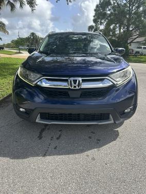 Blue 2017 Honda CR-V EX-L