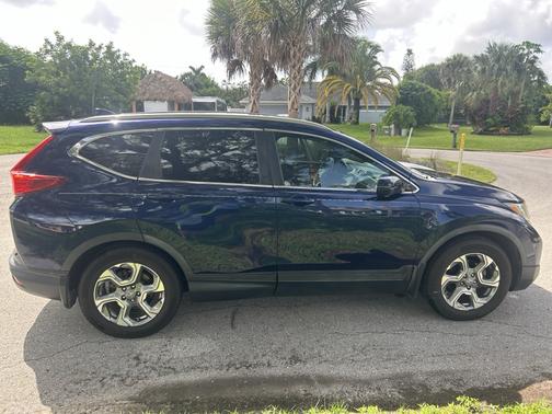 Blue 2017 Honda CR-V EX-L