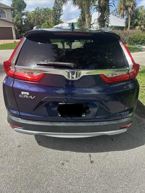 Blue 2017 Honda CR-V EX-L
