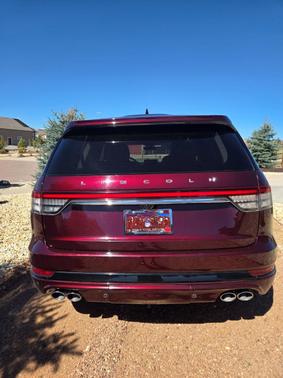 Red 2021 Lincoln Aviator Grand Touring AWD