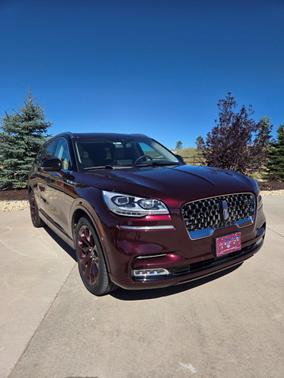 Red 2021 Lincoln Aviator Grand Touring AWD