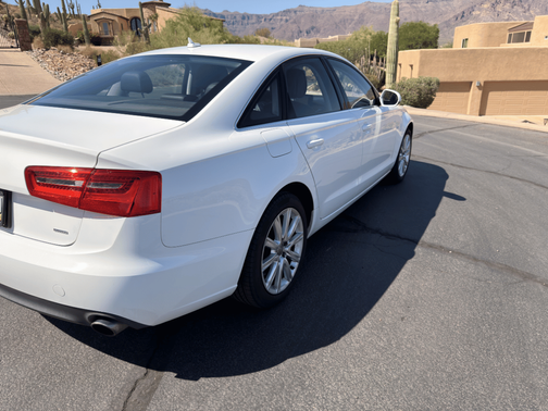 White 2015 Audi A6 2.0T Premium
