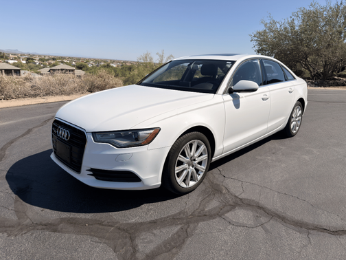 White 2015 Audi A6 2.0T Premium