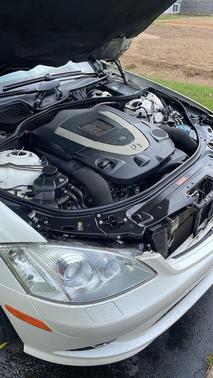 White 2009 Mercedes-Benz S-Class S 550 4MATIC