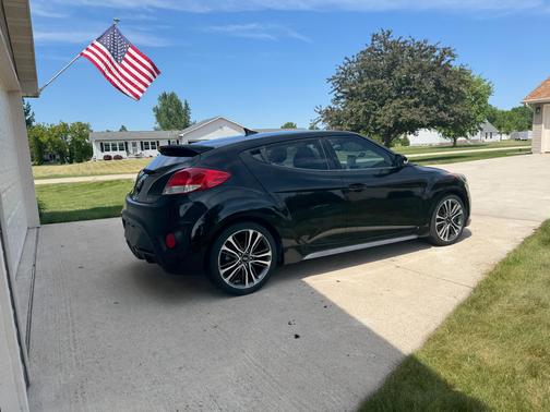 Black 2015 Hyundai Veloster Turbo