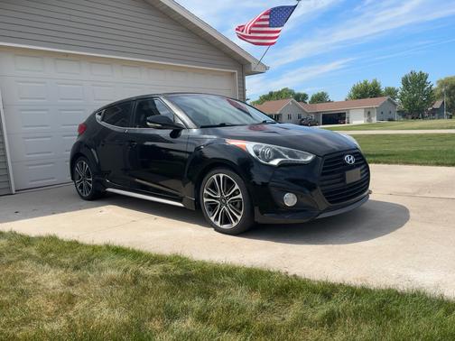 Black 2015 Hyundai Veloster Turbo