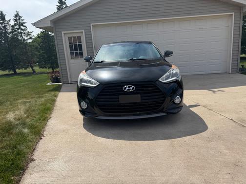 Black 2015 Hyundai Veloster Turbo