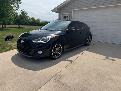 Black 2015 Hyundai Veloster Turbo