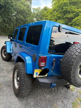 Blue 2014 Jeep Wrangler Unlimited Polar Edition