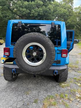 Blue 2014 Jeep Wrangler Unlimited Polar Edition