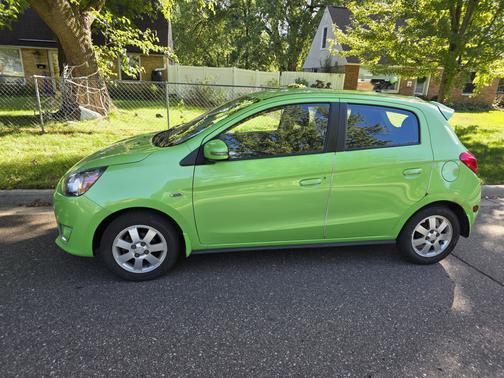 Green 2015 Mitsubishi Mirage ES