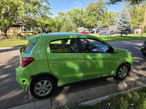 Green 2015 Mitsubishi Mirage ES