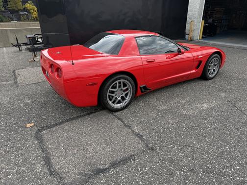 Red 2002 Chevrolet Corvette Z06