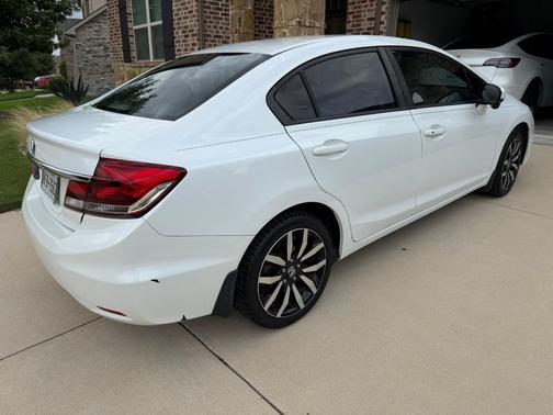 White 2014 Honda Civic EX-L