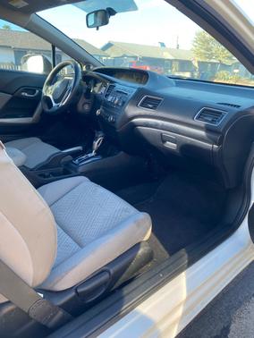 White 2015 Honda Civic LX