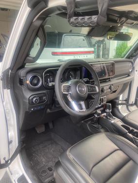 White 2025 Jeep Wrangler 4xe Sahara