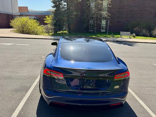Blue 2024 Tesla Model S Plaid