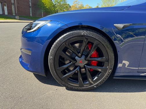 Blue 2024 Tesla Model S Plaid