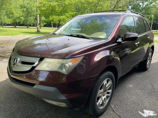 Red 2008 Acura MDX Base