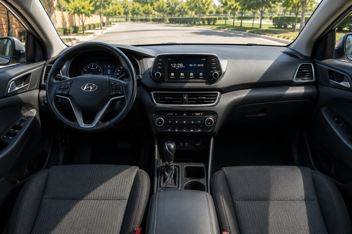 Gray 2018 Hyundai TUCSON SEL Plus