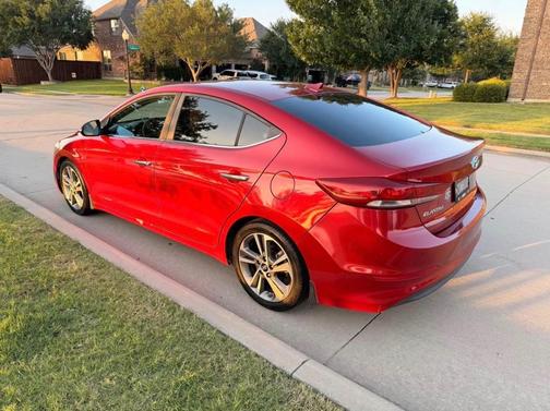Red 2017 Hyundai ELANTRA Limited