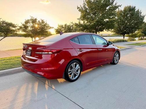 Red 2017 Hyundai ELANTRA Limited