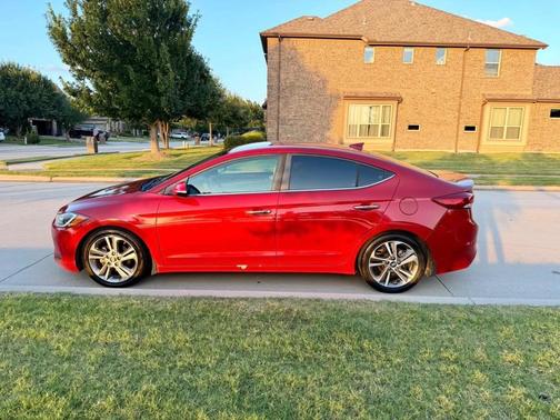 Red 2017 Hyundai ELANTRA Limited