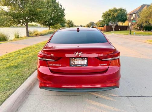 Red 2017 Hyundai ELANTRA Limited