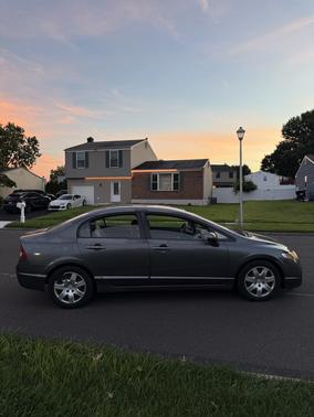 Gray 2010 Honda Civic LX