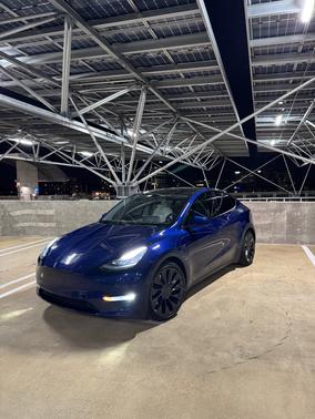 Blue 2020 Tesla Model Y Long Range