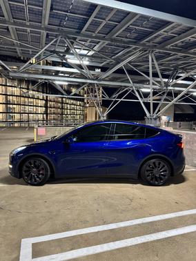 Blue 2020 Tesla Model Y Long Range