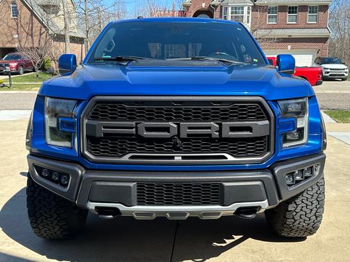 Blue 2017 Ford F-150 Raptor