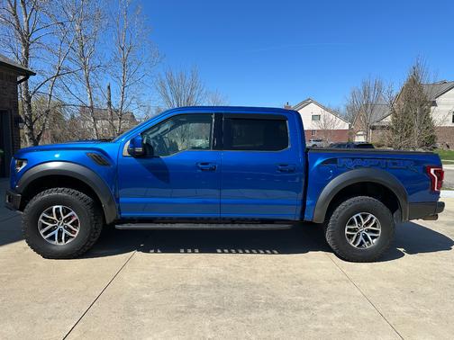 Blue 2017 Ford F-150 Raptor
