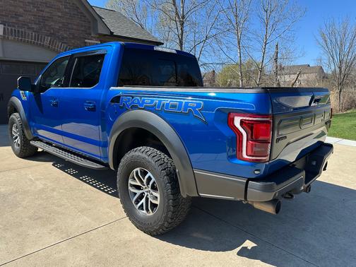 Blue 2017 Ford F-150 Raptor