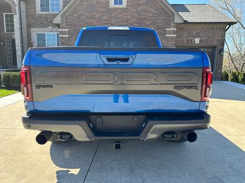 Blue 2017 Ford F-150 Raptor