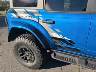 Blue 2024 Ford Bronco Raptor