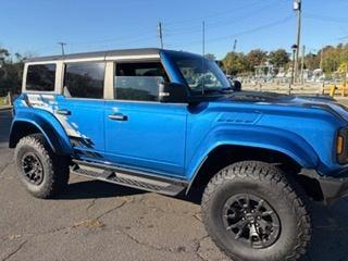 Blue 2024 Ford Bronco Raptor