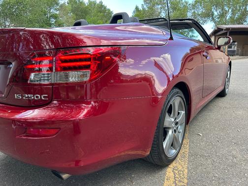 Red 2010 Lexus IS 250C Base